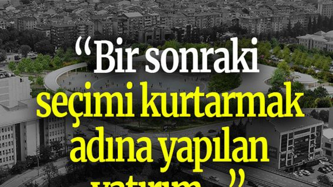 Mimarlardan yeni meydan için sert açıklama!